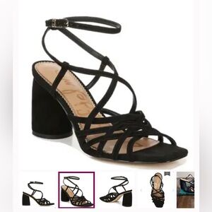 Sam Edelman strappy black heels